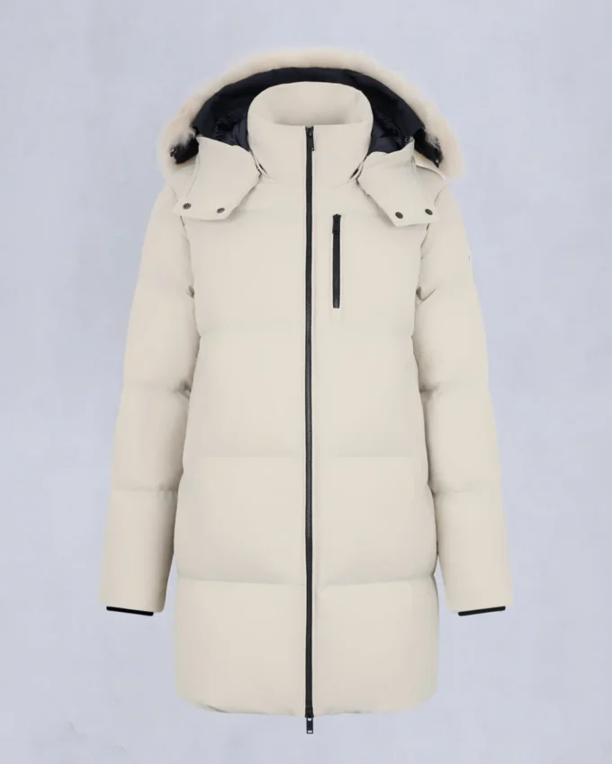 Nyluxe Chelia Shearling Trim 3Q-jas