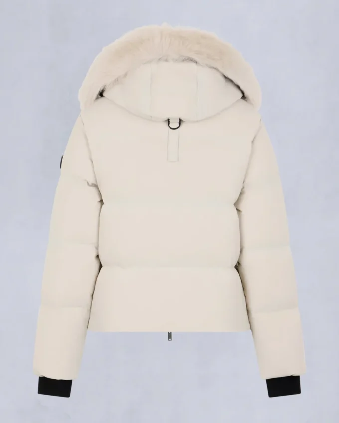 Nyluxe Misti Shearling Trim Puffer