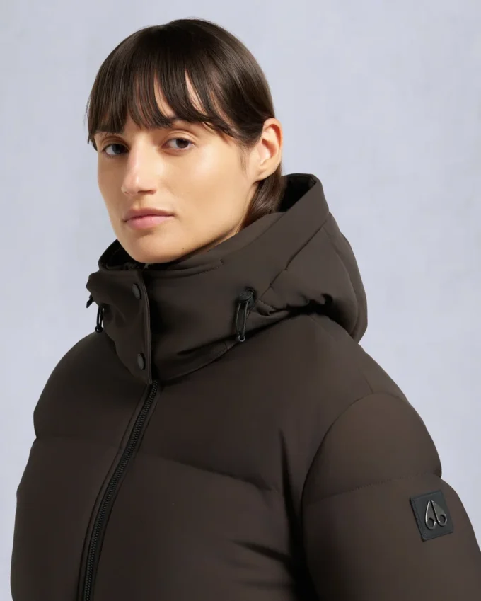 Nyluxe Misti Shearling Trim Puffer