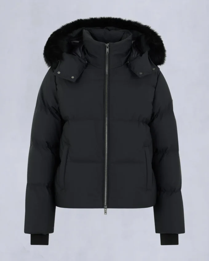 Nyluxe Misti Shearling Trim Puffer
