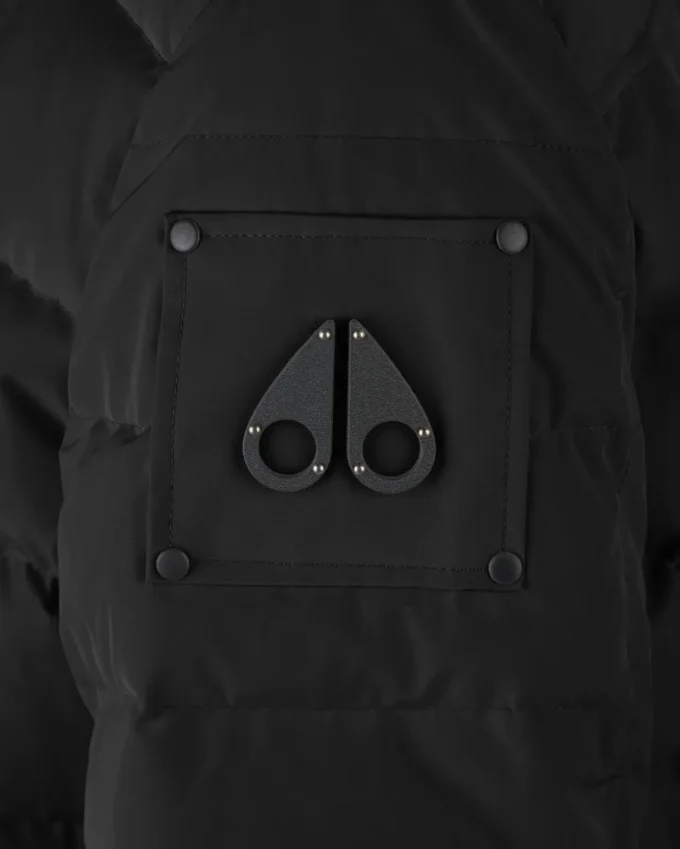 Onyx Ladriere bomberjack met schapenvachtrand