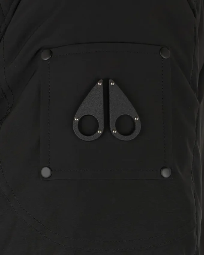 Onyx Round Island jas met schapenvachtrand