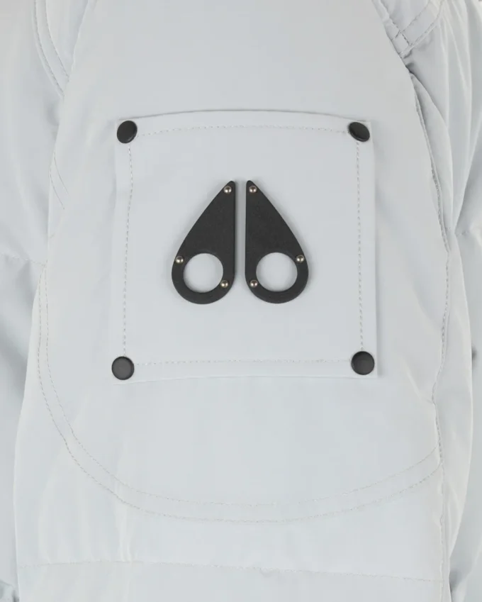 Onyx Round Island jas met schapenvachtrand