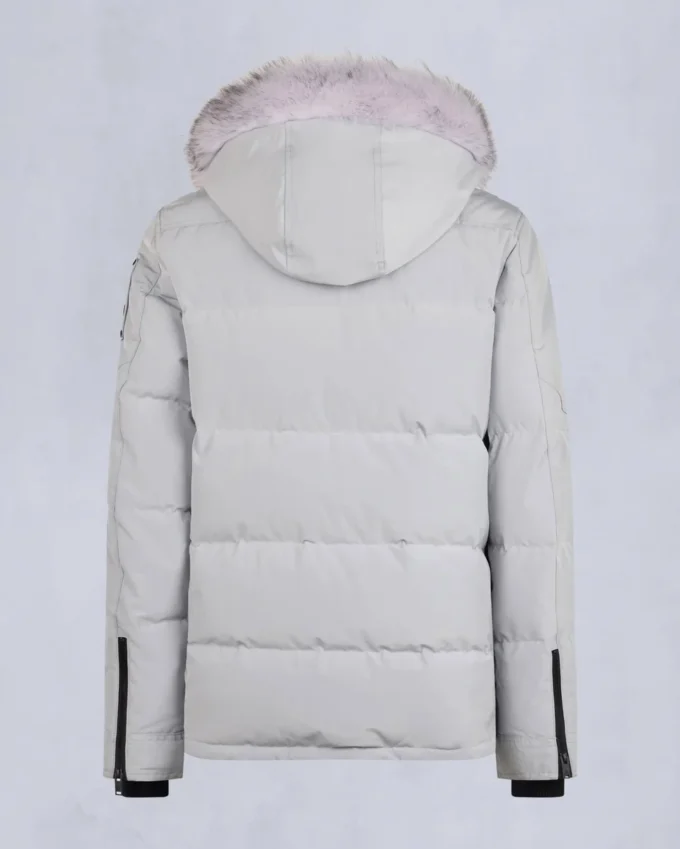 Onyx Round Island jas met schapenvachtrand