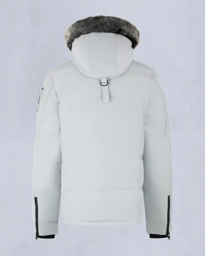 Onyx Round Island jas met schapenvachtrand