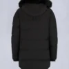 Onyx Shearling Trim Big Ridge Parka