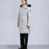 Onyx Shearling Trim Causapscal Parka