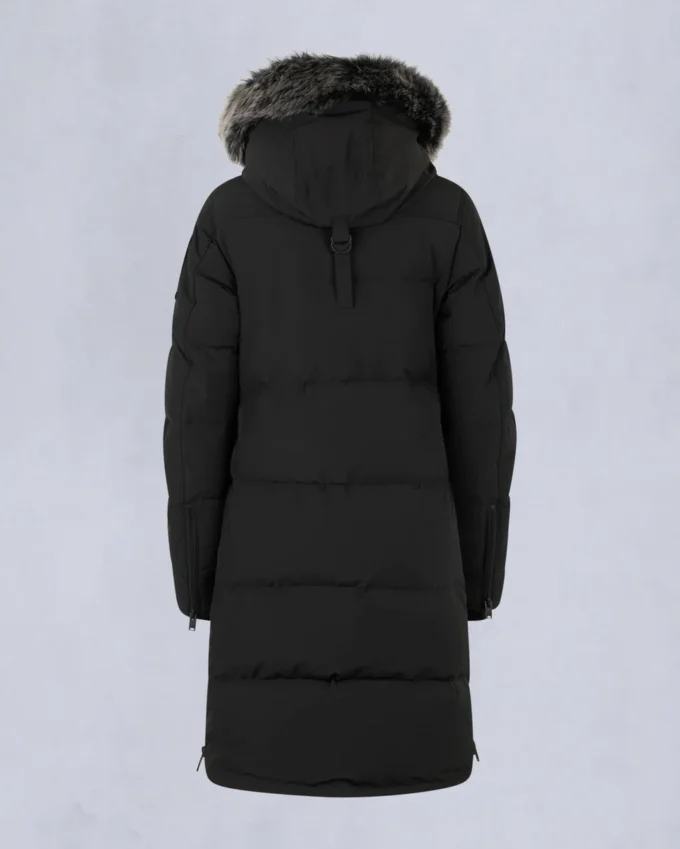 Onyx Shearling Trim Causapscal Parka