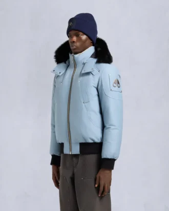 Originele ballistische bomberjack met schapenvachtrand