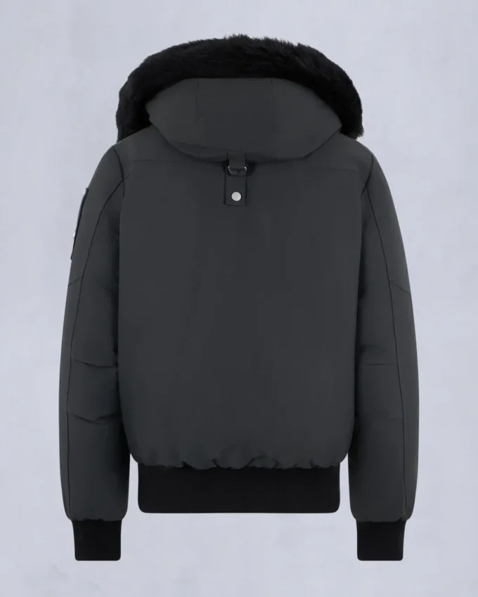 Originele ballistische bomberjack met schapenvachtrand