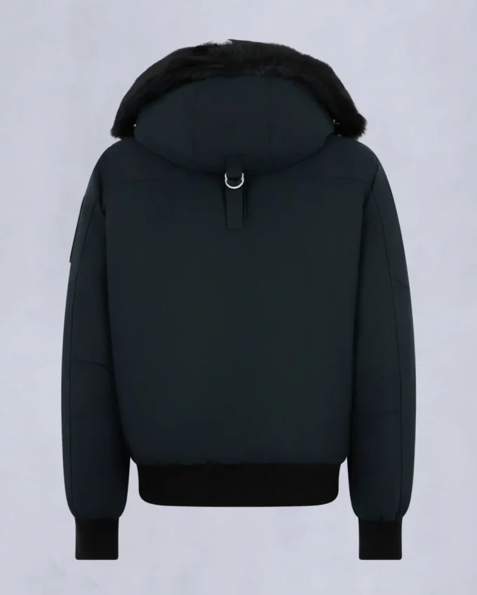 Originele ballistische bomberjack met schapenvachtrand