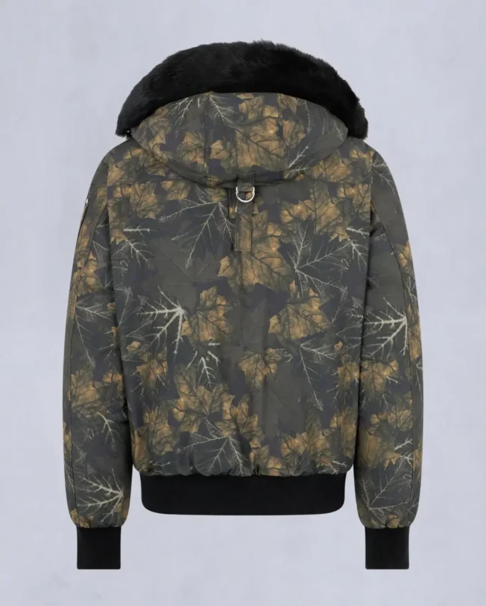 Originele ballistische bomberjack met schapenvachtrand