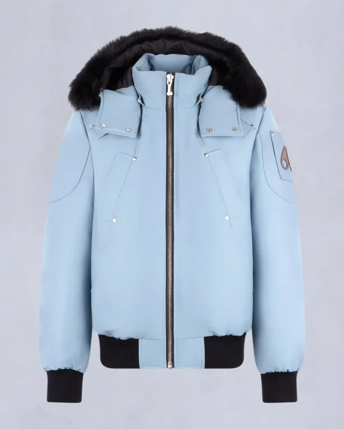 Originele ballistische bomberjack met schapenvachtrand