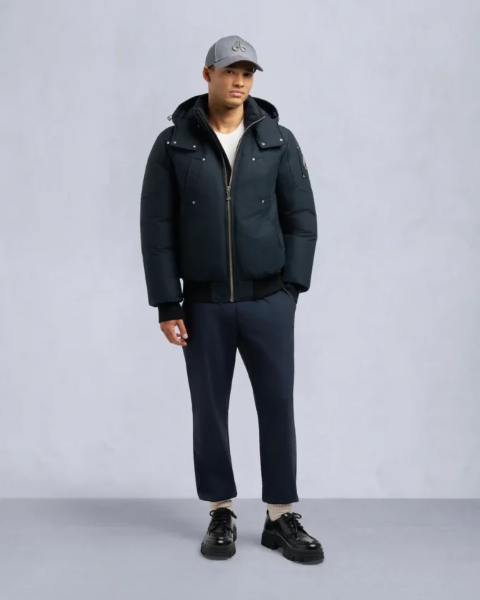 Originele ballistische bomberjack met schapenvachtrand