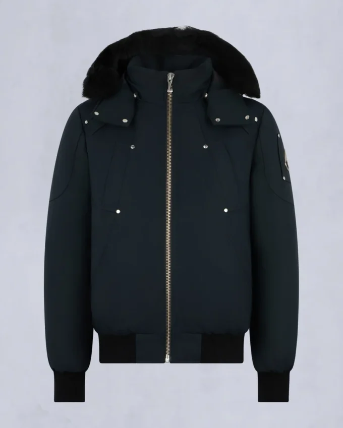 Originele ballistische bomberjack met schapenvachtrand