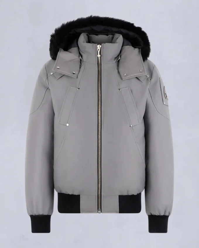 Originele ballistische bomberjack met schapenvachtrand