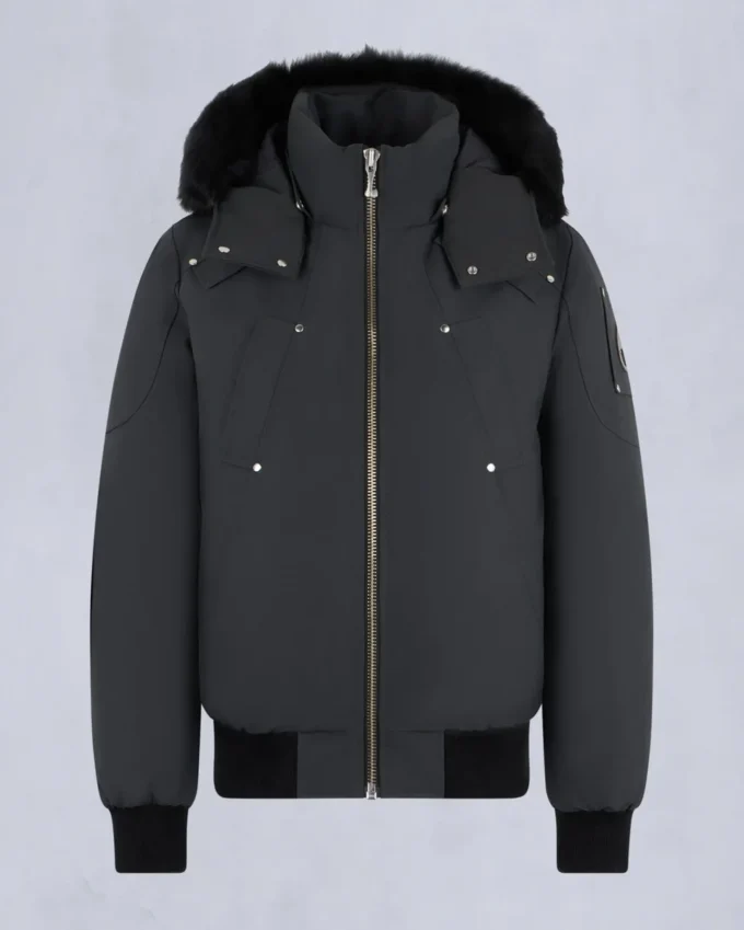 Originele ballistische bomberjack met schapenvachtrand