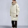 Originele Dawson-parka met schapenvachtrand