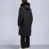 Originele Dawson-parka met schapenvachtrand