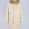 Originele Dawson-parka met schapenvachtrand