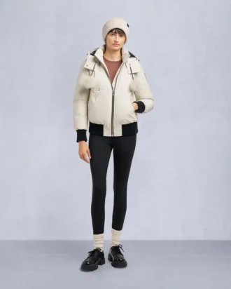 Originele Debbie bomberjack met schapenvachtrand