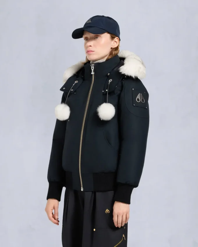 Originele Debbie bomberjack met schapenvachtrand