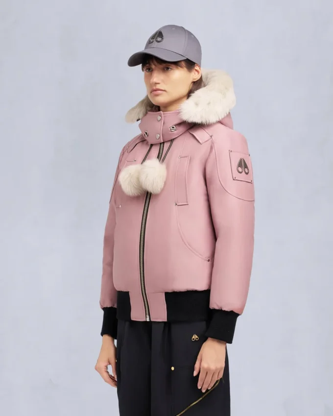 Originele Debbie bomberjack met schapenvachtrand