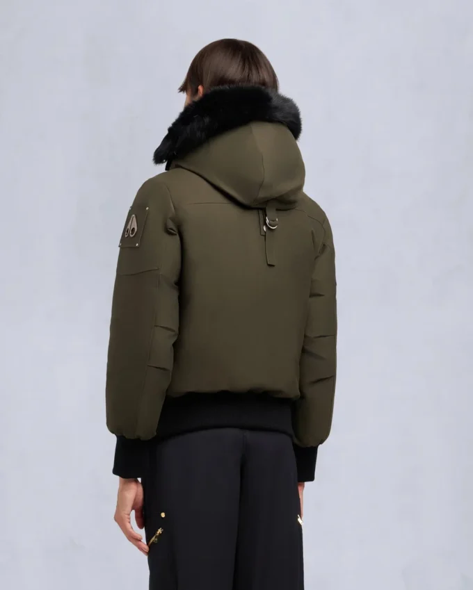 Originele Debbie bomberjack met schapenvachtrand