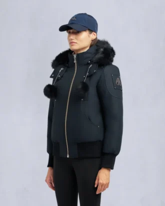 Originele Debbie bomberjack met schapenvachtrand