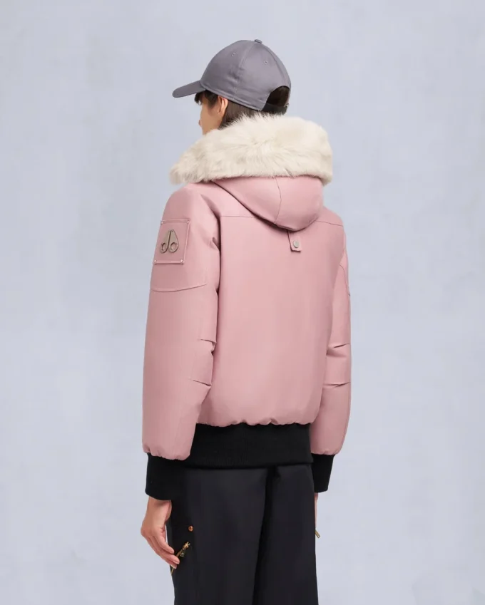 Originele Debbie bomberjack met schapenvachtrand