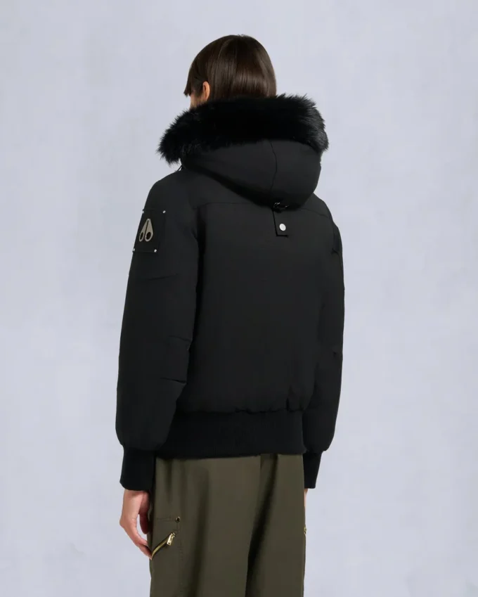 Originele Debbie bomberjack met schapenvachtrand