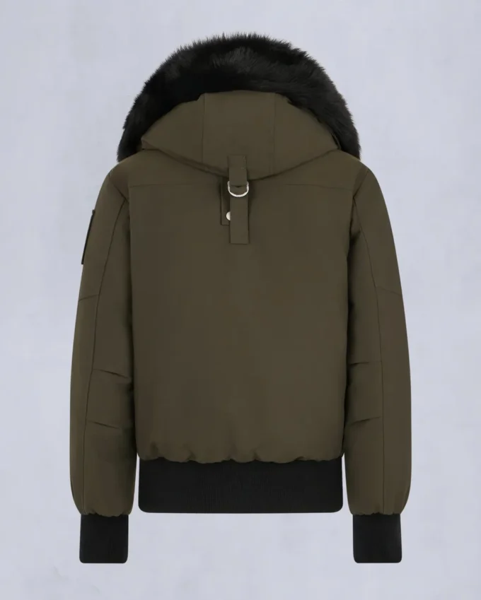 Originele Debbie bomberjack met schapenvachtrand