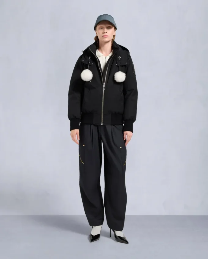 Originele Debbie bomberjack met schapenvachtrand