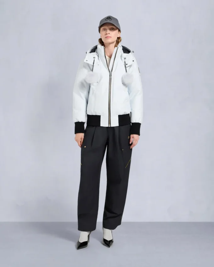 Originele Debbie bomberjack met schapenvachtrand