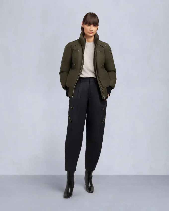 Originele Debbie bomberjack met schapenvachtrand