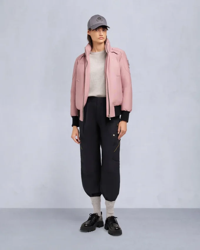 Originele Debbie bomberjack met schapenvachtrand