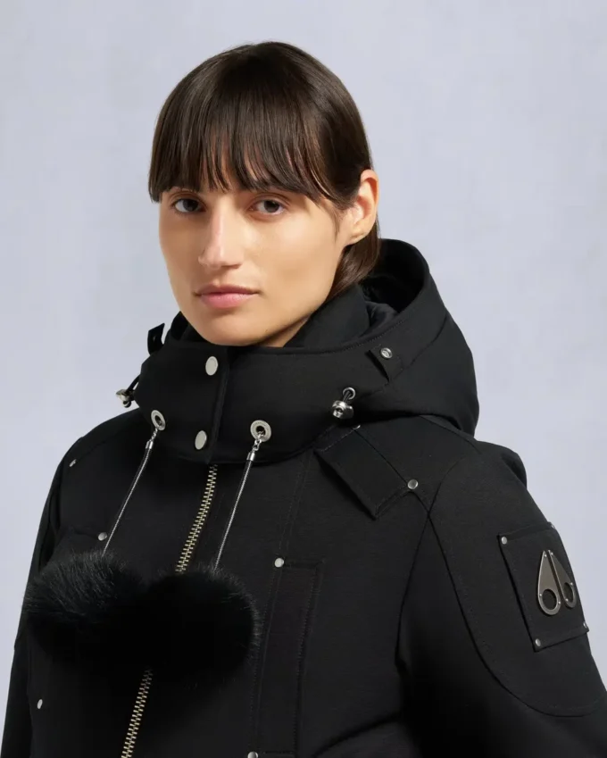 Originele Debbie bomberjack met schapenvachtrand