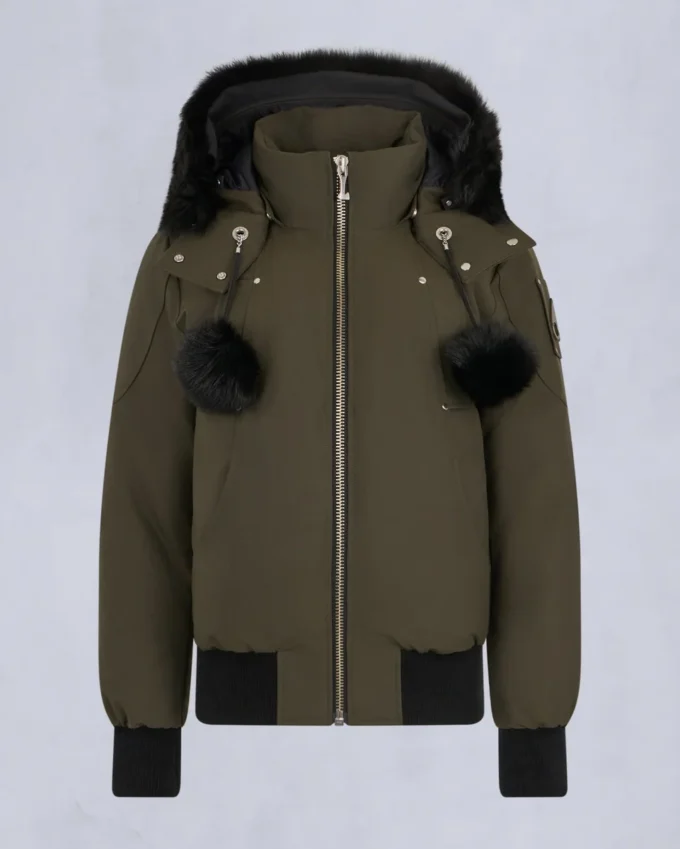 Originele Debbie bomberjack met schapenvachtrand