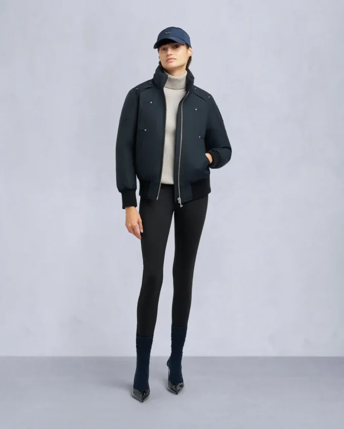 Originele Debbie bomberjack met schapenvachtrand