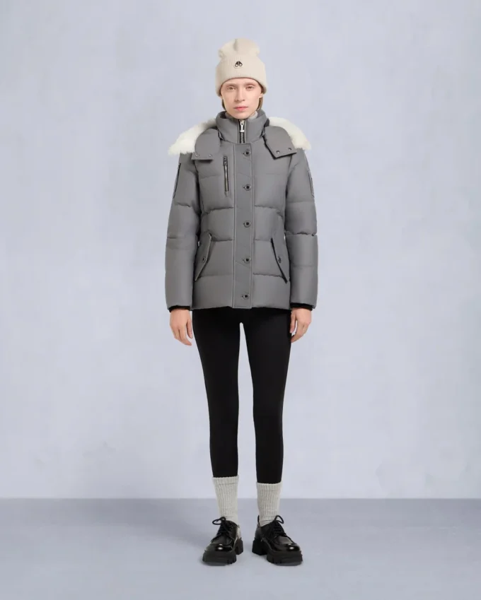 Originele schapenvachtrand 3Q-jas