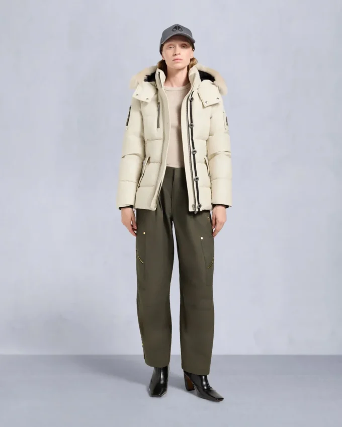 Originele schapenvachtrand 3Q-jas