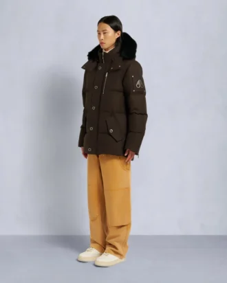 Originele schapenvachtrand 3Q-jas