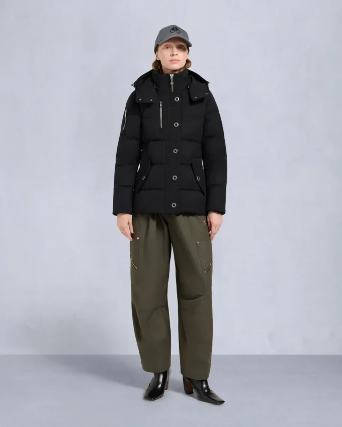 Originele schapenvachtrand 3Q-jas