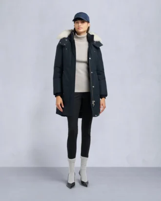 Originele Stirling-parka met schapenvachtrand