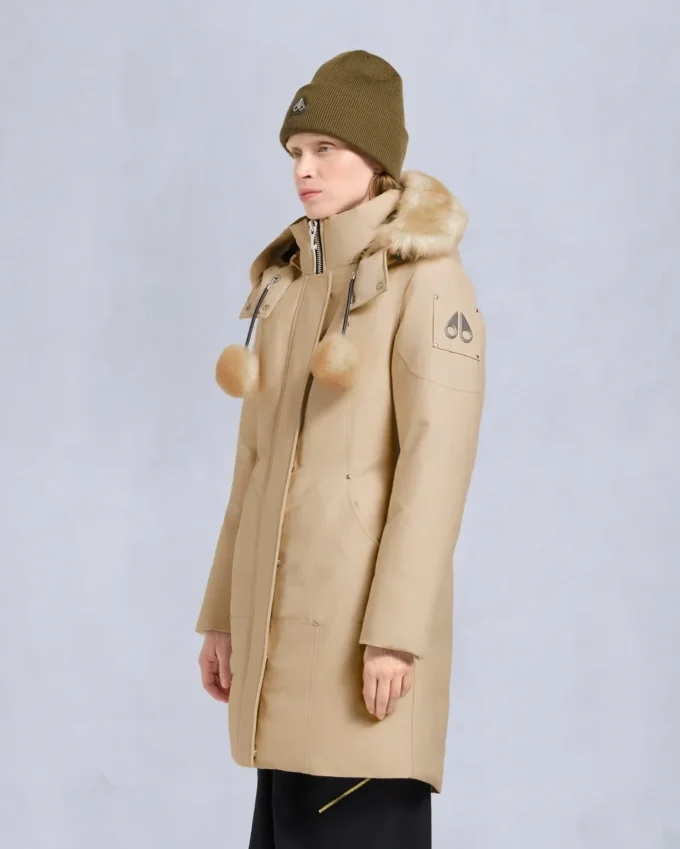 Originele Stirling-parka met schapenvachtrand