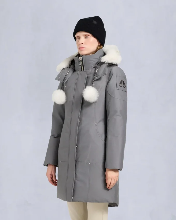 Originele Stirling-parka met schapenvachtrand
