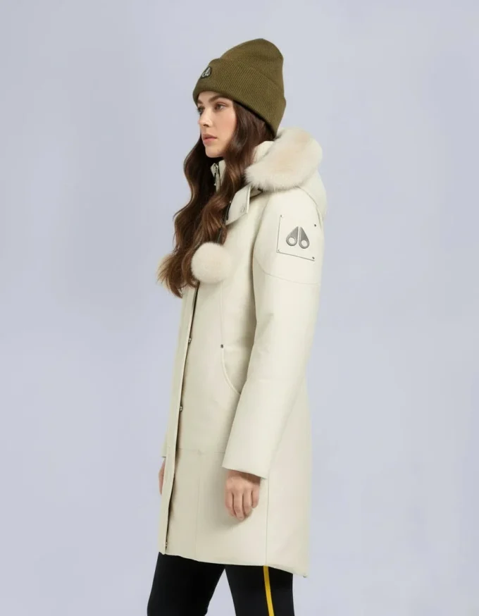 Originele Stirling-parka met schapenvachtrand