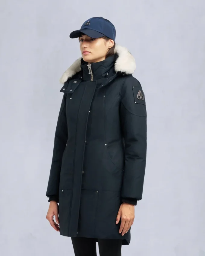 Originele Stirling-parka met schapenvachtrand