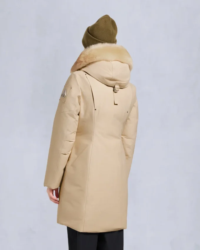 Originele Stirling-parka met schapenvachtrand