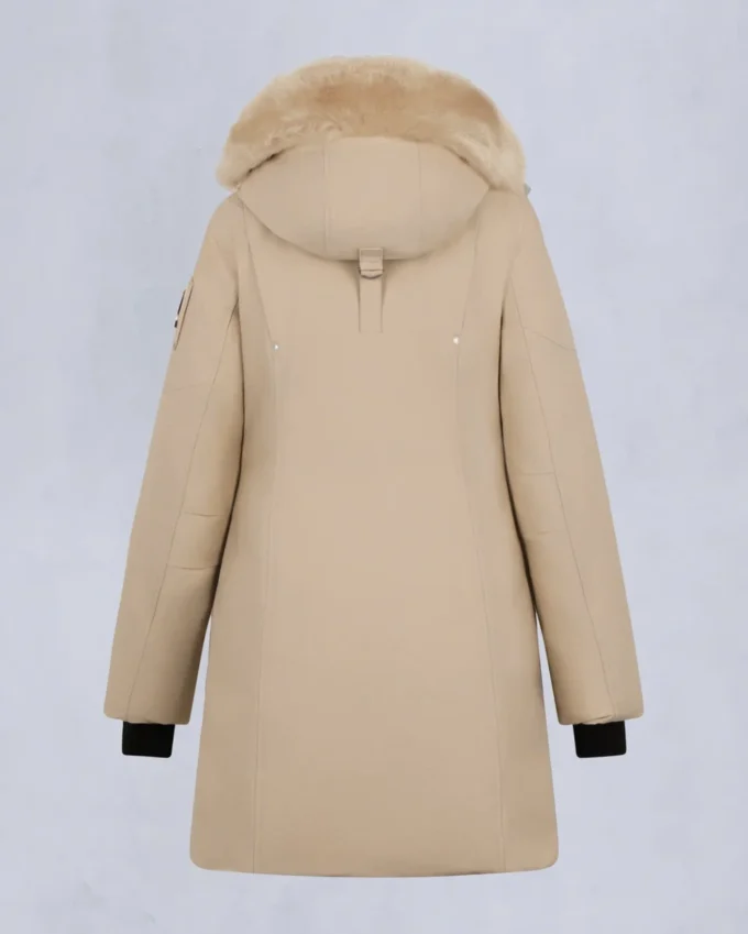 Originele Stirling-parka met schapenvachtrand